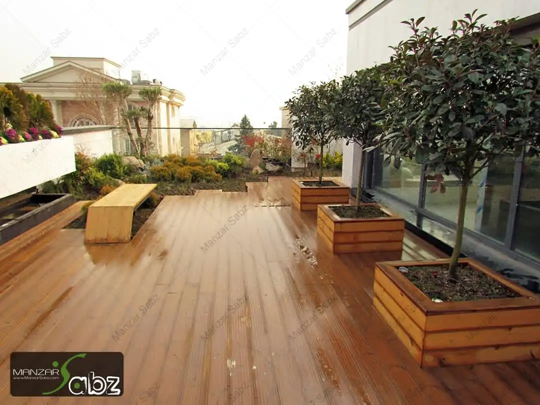 اجرای روف گاردن