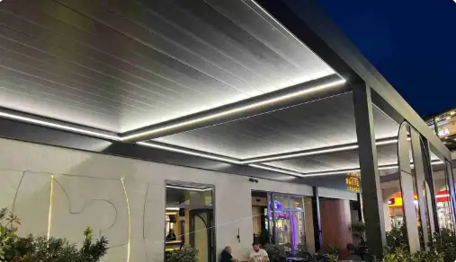 سقف متحرک آلومینیومی