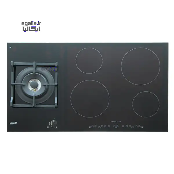 اجاق ترکیبی صفحه ای سرامیکی برق و گاز میکس مدل HB 90-1G-4E