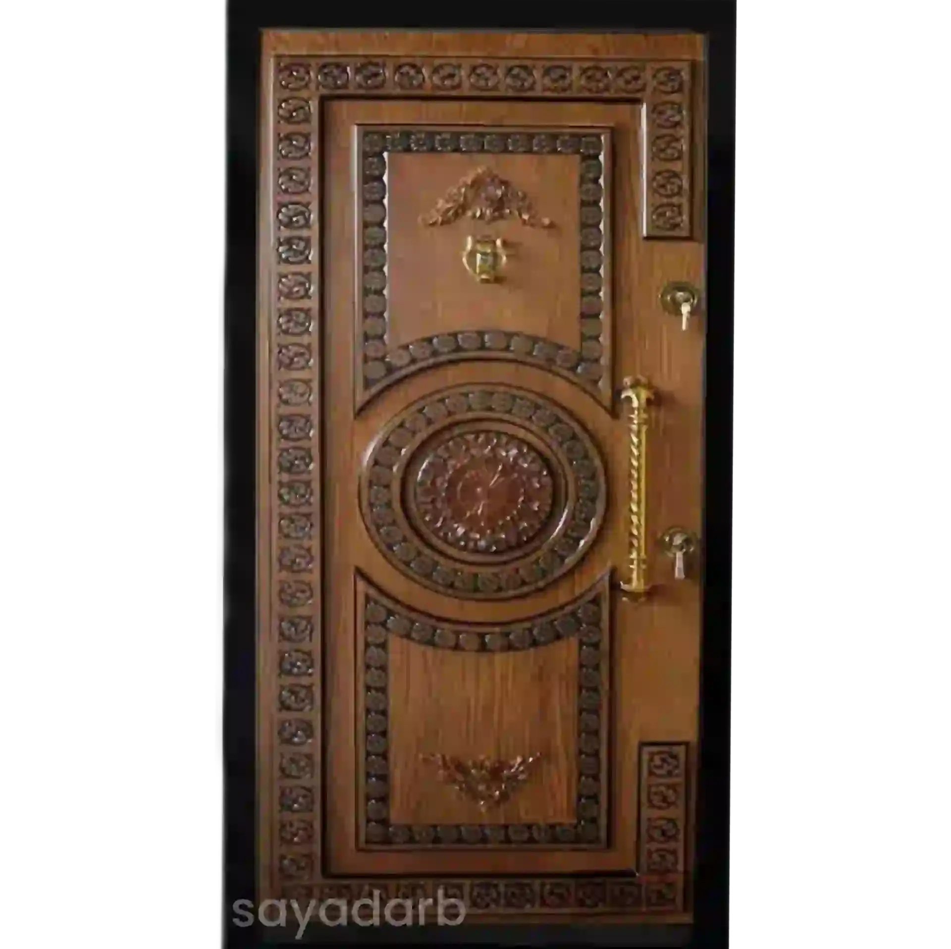 درب ضد سرقت طرح چوب کد 194