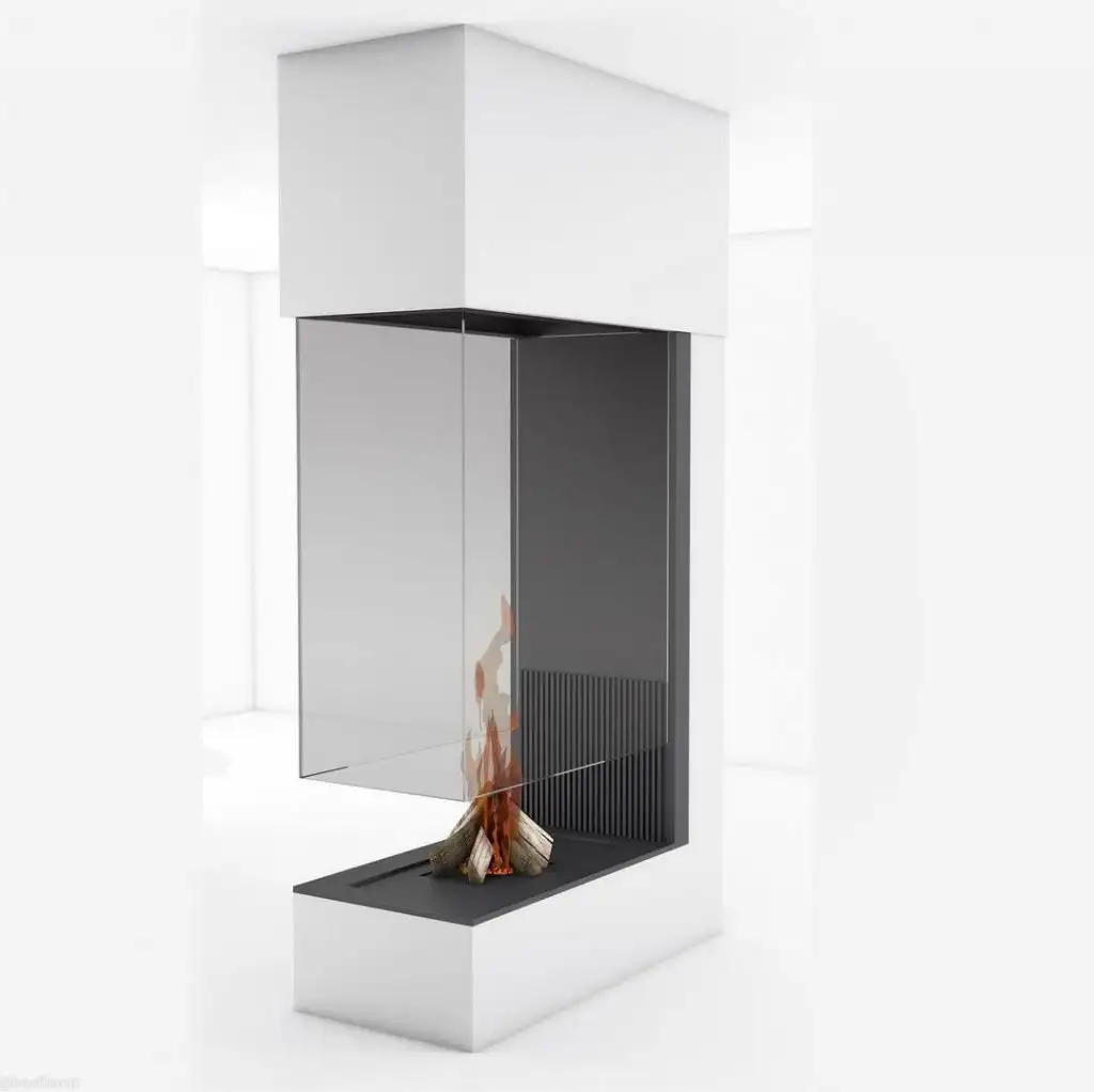 شومینه گازی سه طرفه کد 225