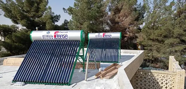 آبگرمکن خورشیدی تحت فشار لوله ای فراسا (Heat pipe)