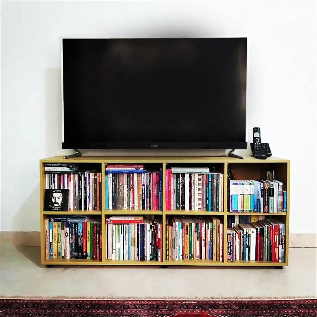 میز تلویزیون با کتابخانه ساده - مدل C14