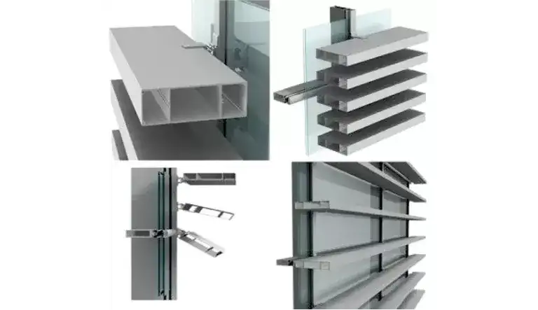 نمای لوور آلومینیومی (Aluminium Louver Facade)