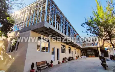 اجرای 165 متر ویلای ال اس اف دوبلکس (lsf) در گیلان