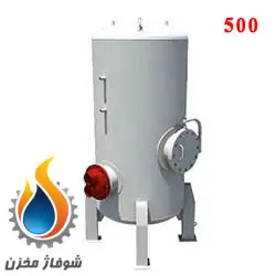 منبع کویل دار (ایستاده ) عمودی 500 لیتر ( 5 و 6 ) میل