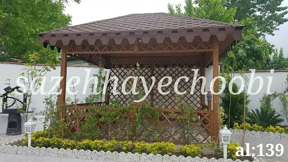 آلاچیق تمام چوب کد۱۳۹
