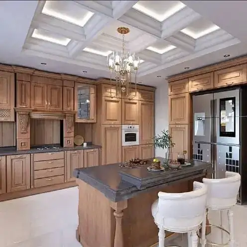 کابینت روکش چوب