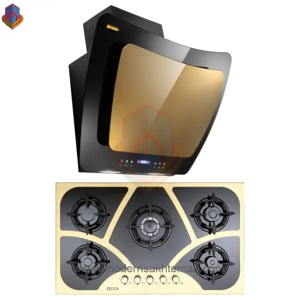 هود و اجاق گاز صفحه ای درخشان مدل کلون G630