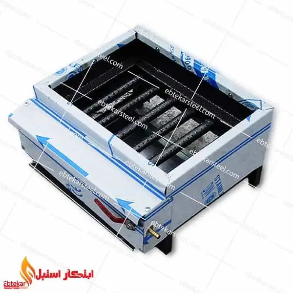 کباب پز گازی 40 سانتی رومیزی