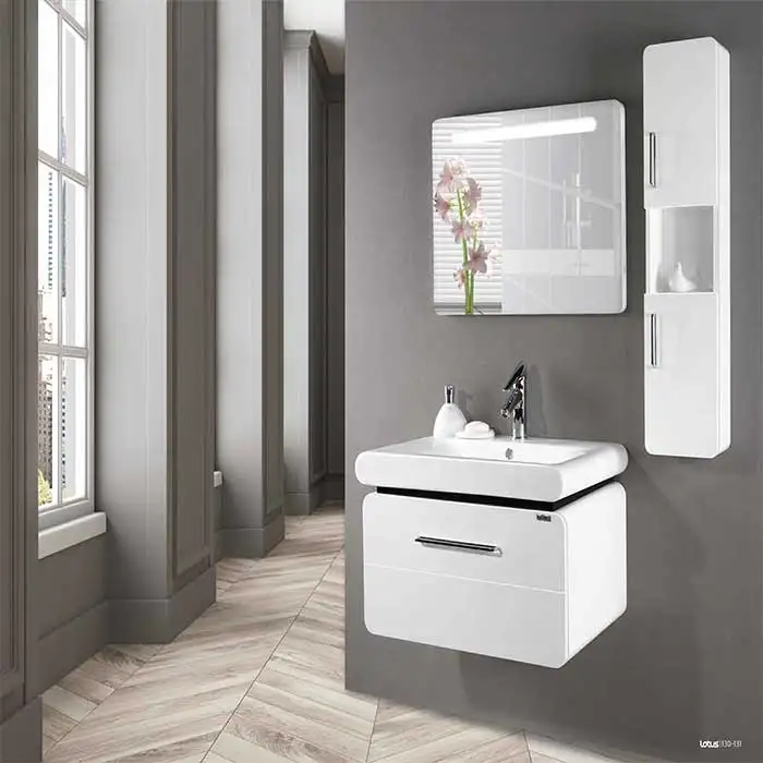کابینت و روشویی طرح مدرن مدل لارنس LAWRENCE 750 ابعاد 50 * 76 سانتیمتر