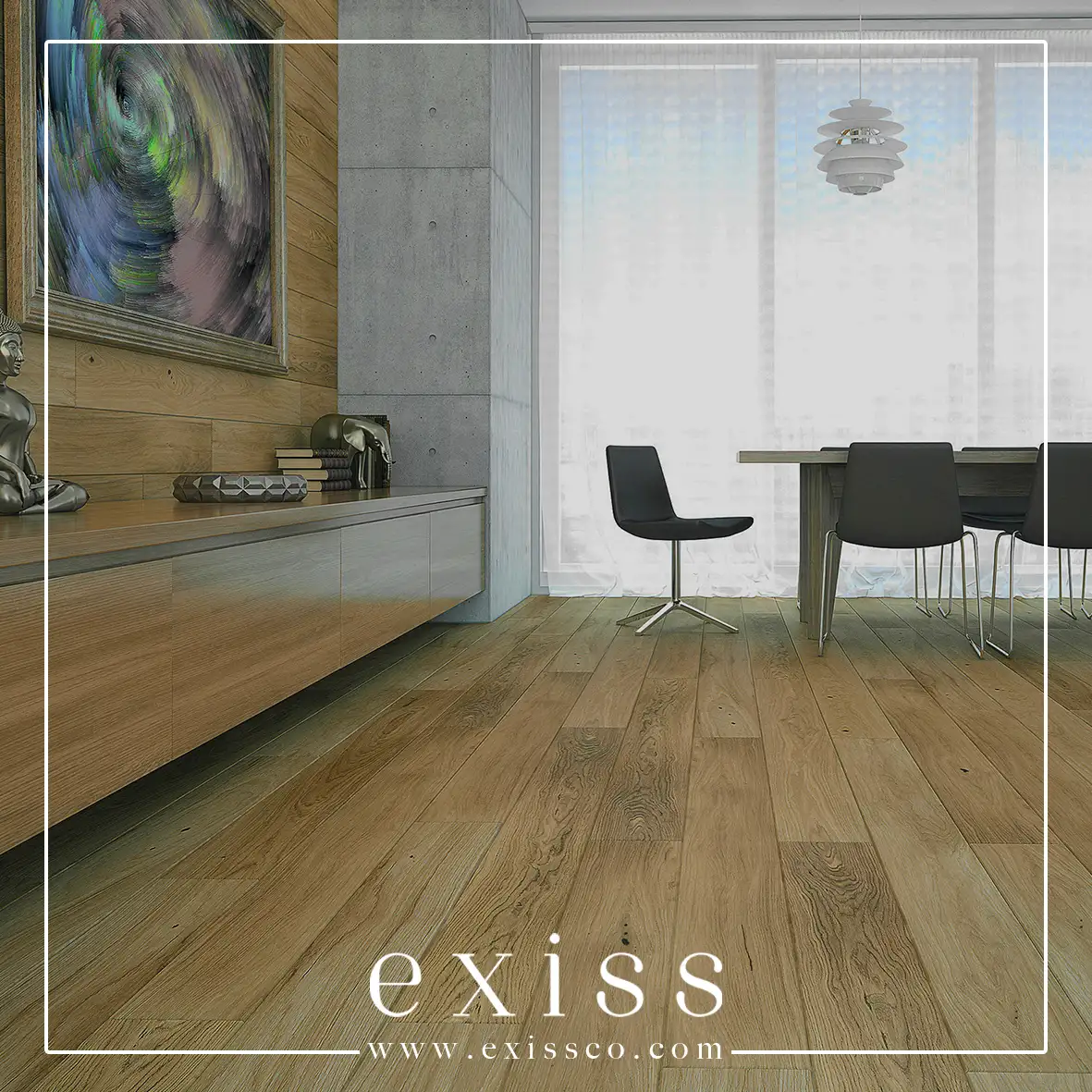 پارکت تمام چوب مهندسی کد EX312