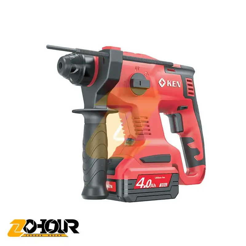 دریل بتن کن شارژی براشلس 20 ولت کن مدل KEN BL2120-40C