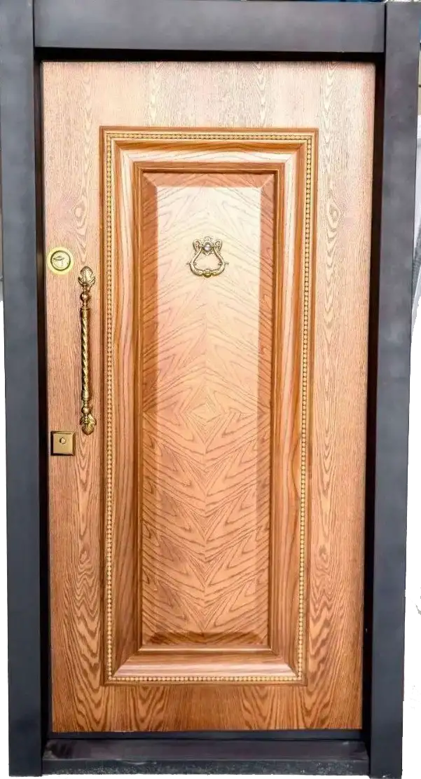 درب ضد سرقت تک قاب بلوط تسبیحی