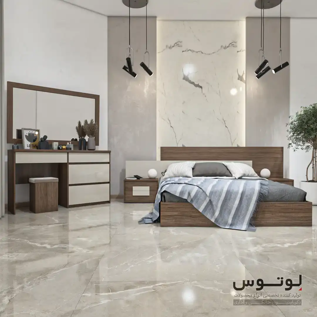 سرویس خواب دو نفره مدرن (مدل تابان – SB4236)