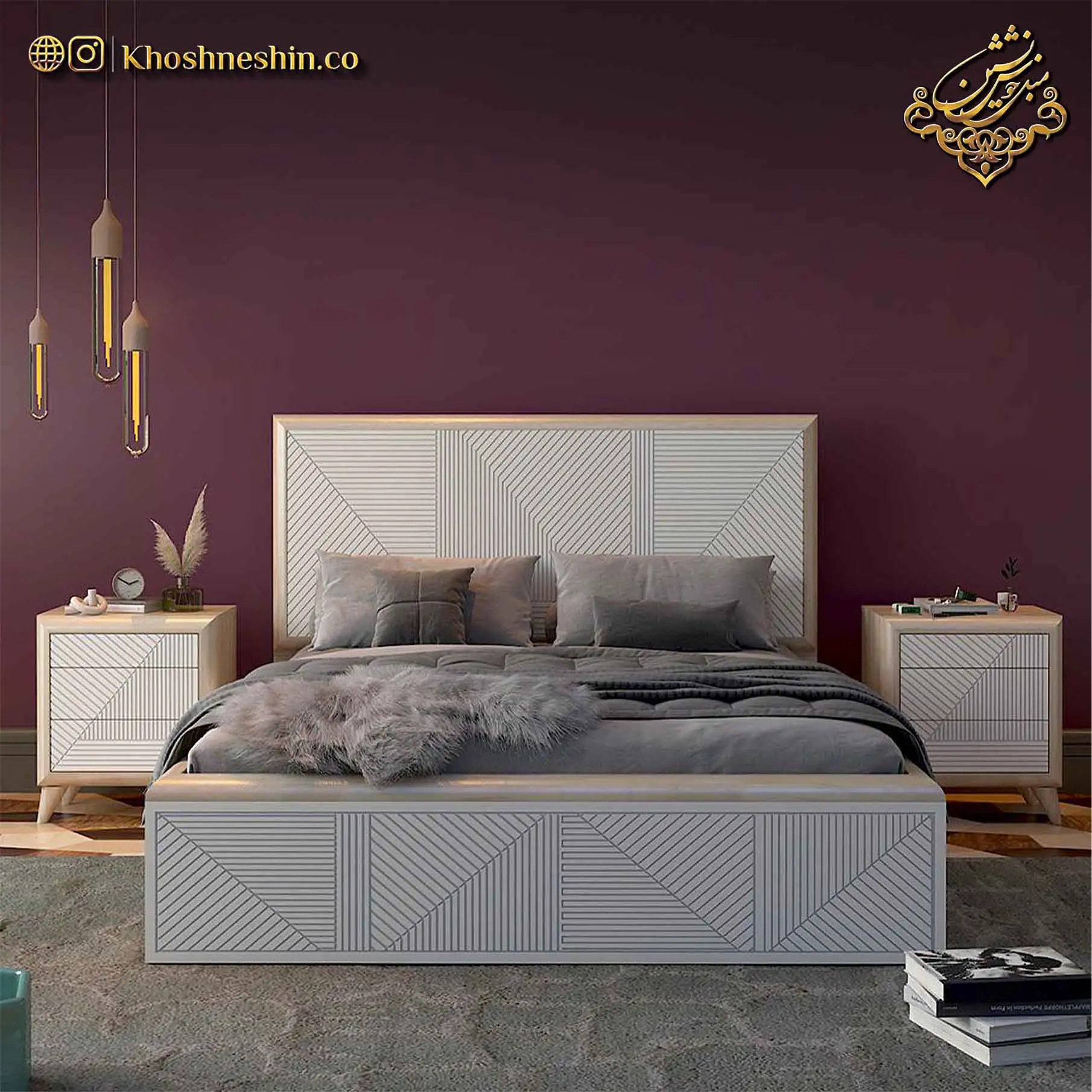 تخت خواب دو نفره ملودی