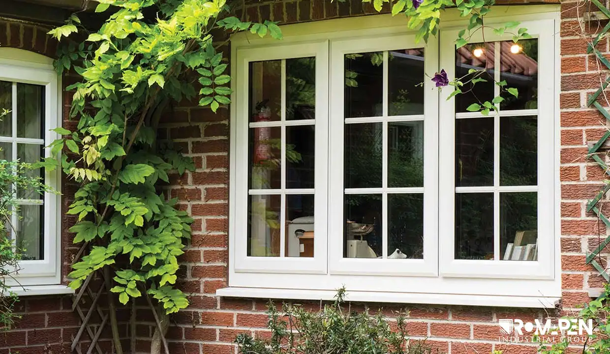 پنجره سه جداره UPVC کشویی ویستایست|VISTA BEST - طرح ساده