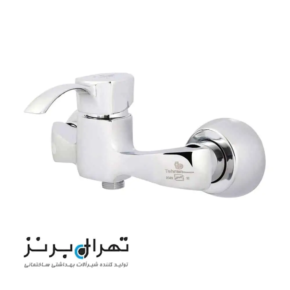 شیر توالت کروم درنا