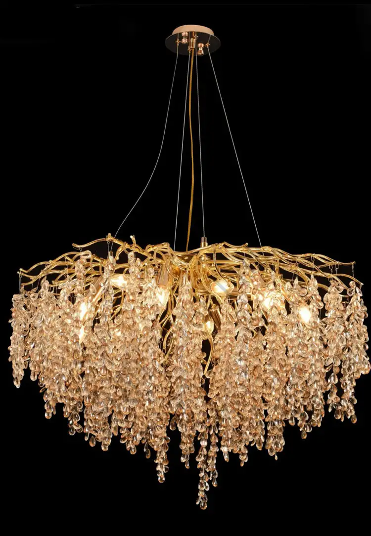 لوستر خوشه انگوری سایز ۸۰ سانت __ لوستر ناظری بهترین قیمت و کیفیت