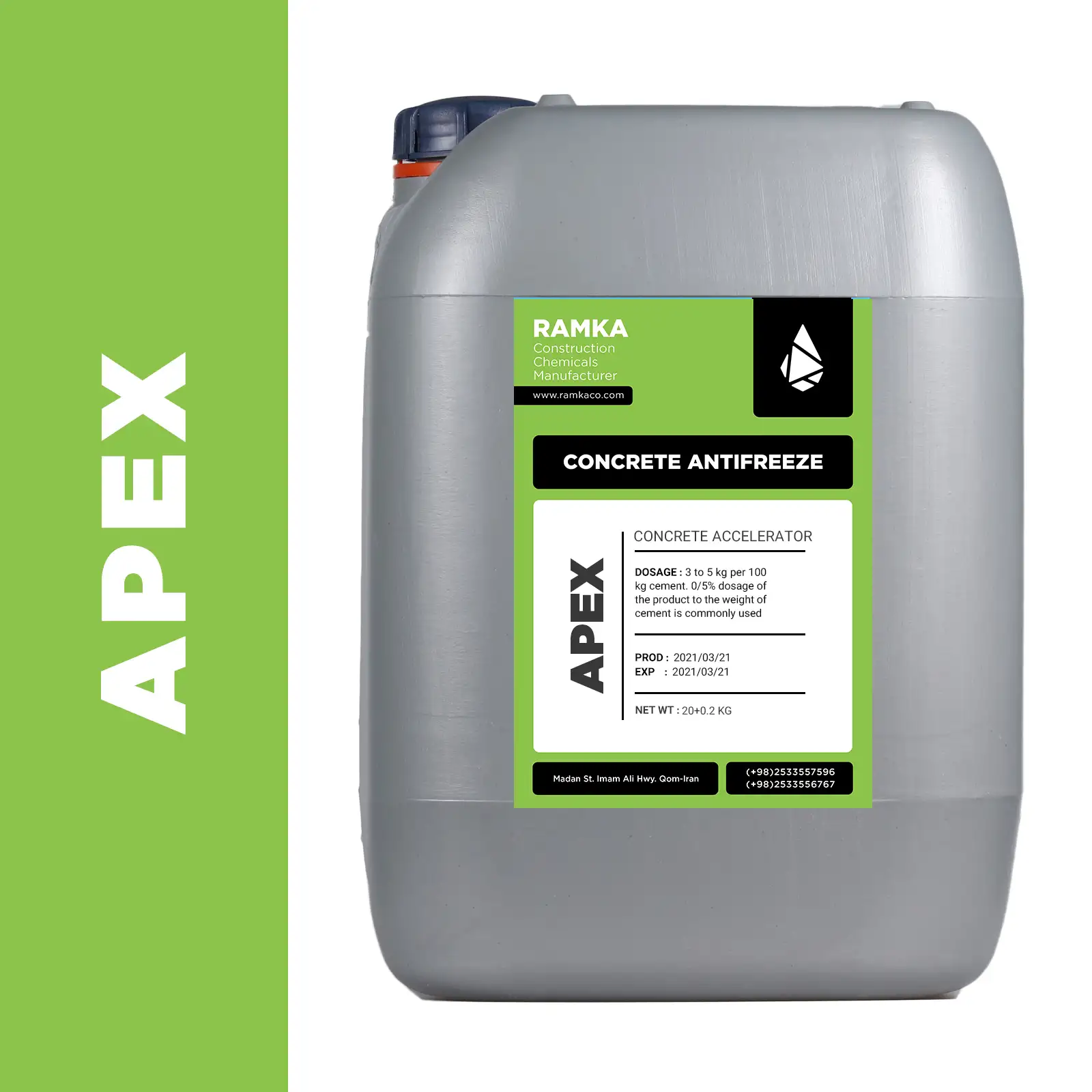 ضد یخ ملات مایع اپکس APEX
