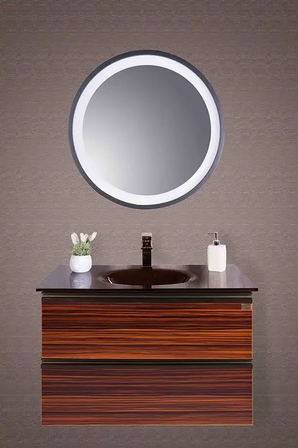 روشویی کابینتی برانو همراه کاسه کریستالی کد 73