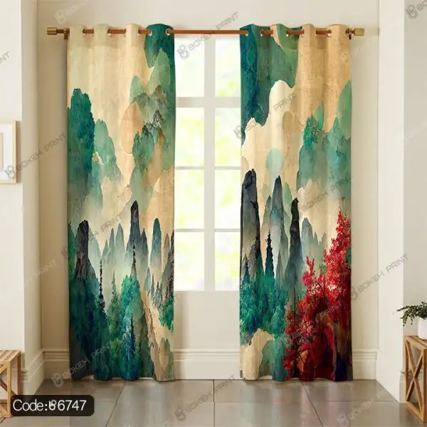 پرده نقاشی منظره کوه کد 6747