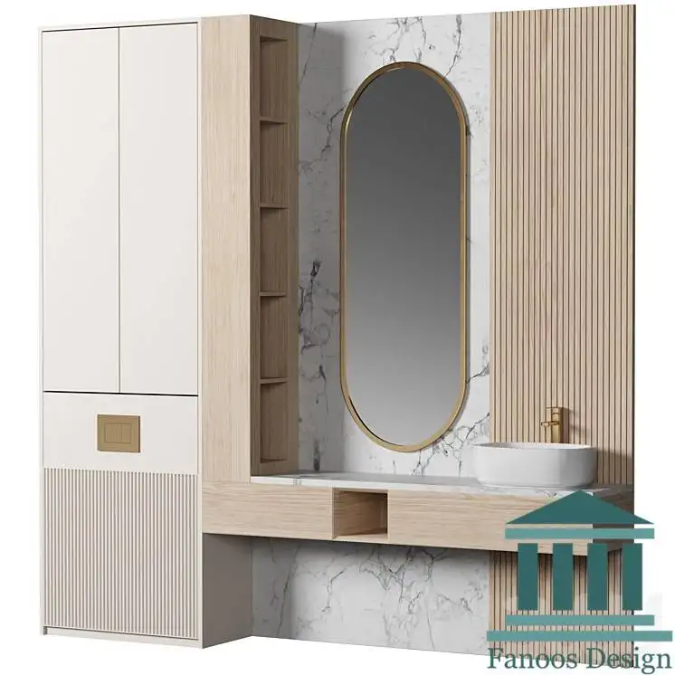روشویی کابینتی و دیزاین سرویس بهداشتی کد 30368