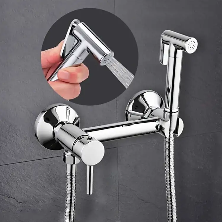 شیر توالت برنجی PowerWash Pro هوادیائو