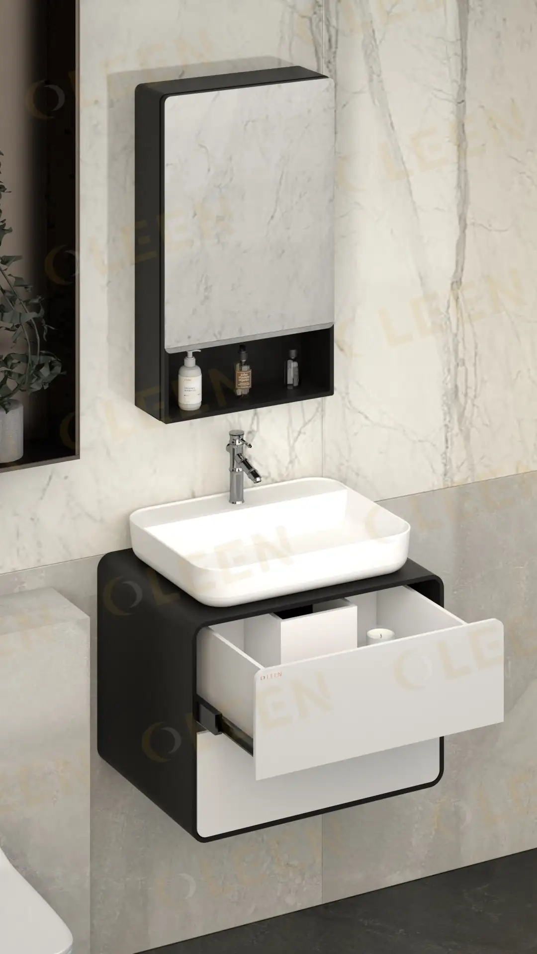 روشویی کابینتی اُلین مدل پونه