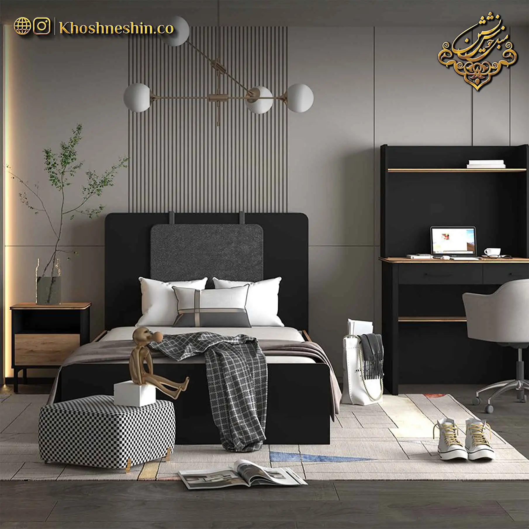 تخت خواب یک نفره توکا