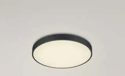 چراغ سقفی روکار خلیج، دایره ای مدرنLED SMD پنل روکار بزرگ آلومینیومی نورشو (سفید, مشکی)