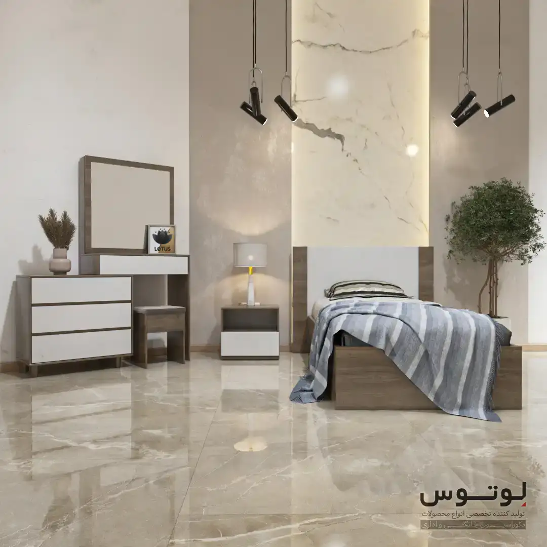 سرویس خواب یک نفره مدرن (مدل دلانا Se-1133)