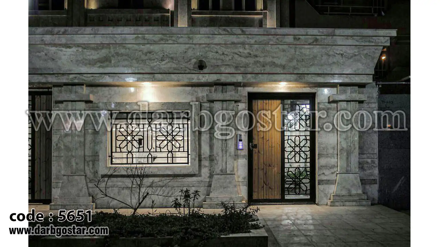درب ورودی ساختمان کد درب 5651