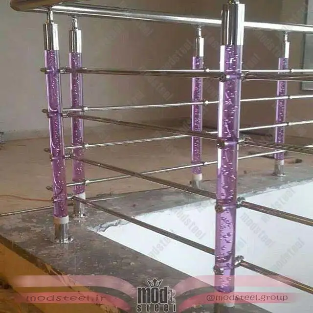 نرده پلکسی استیل