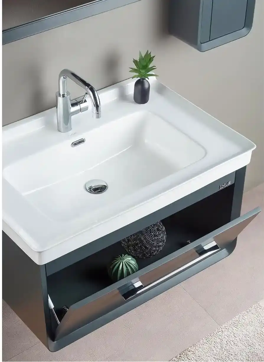 کابینت و روشویی طرح مدرن میلا MILA 800 ابعاد 52 * 77 سانتیمتر