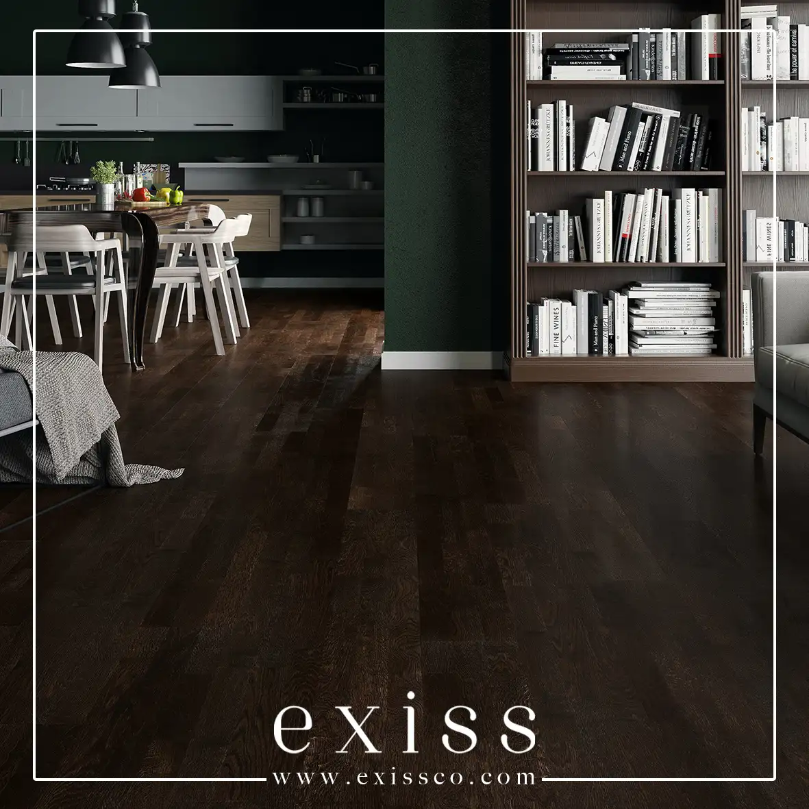 پارکت تمام چوب مهندسی کد EX649