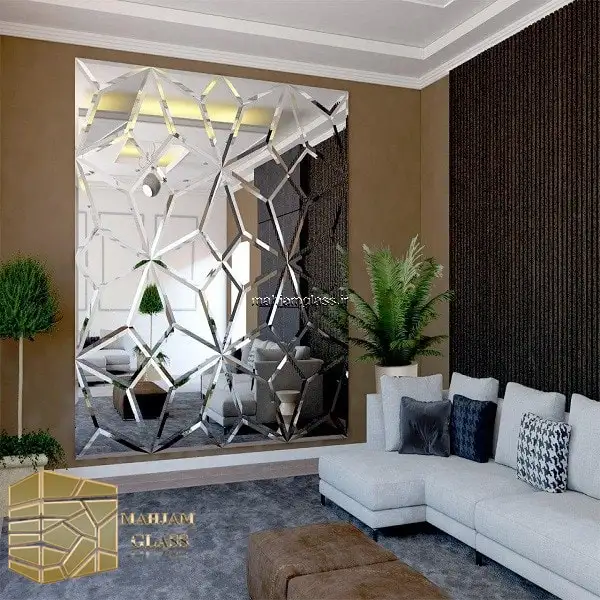 آینه دکوراتیو طرح ساویس