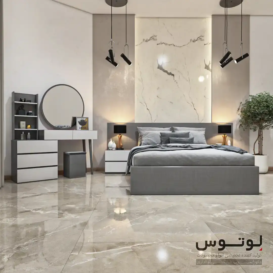 سرویس خواب دو نفره مدرن (مدل دلسا – SB2054)