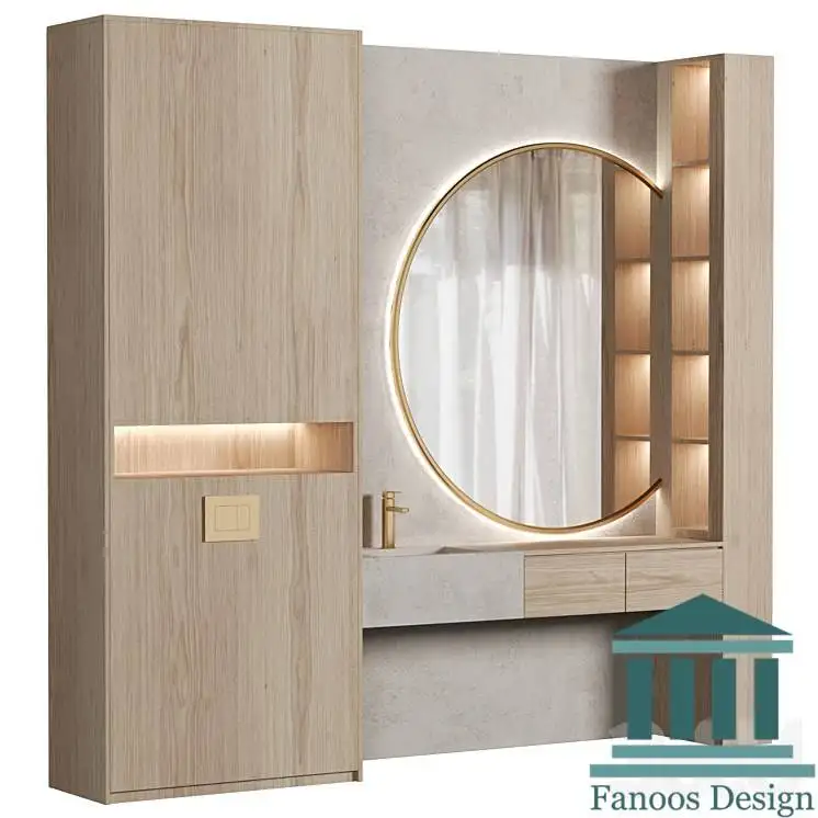 روشویی کابینتی و دیزاین سرویس بهداشتی کد 30371