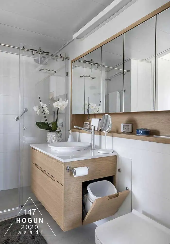 روشویی کابینتی کلاسیک دیواری