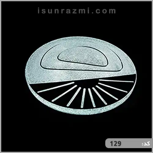 چراغ سقفی روکار گرد مدل ۱۲۹ آیسان