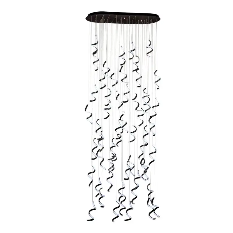 لوستر ۵۶ شعله چشمه نور کد L6428/56BK