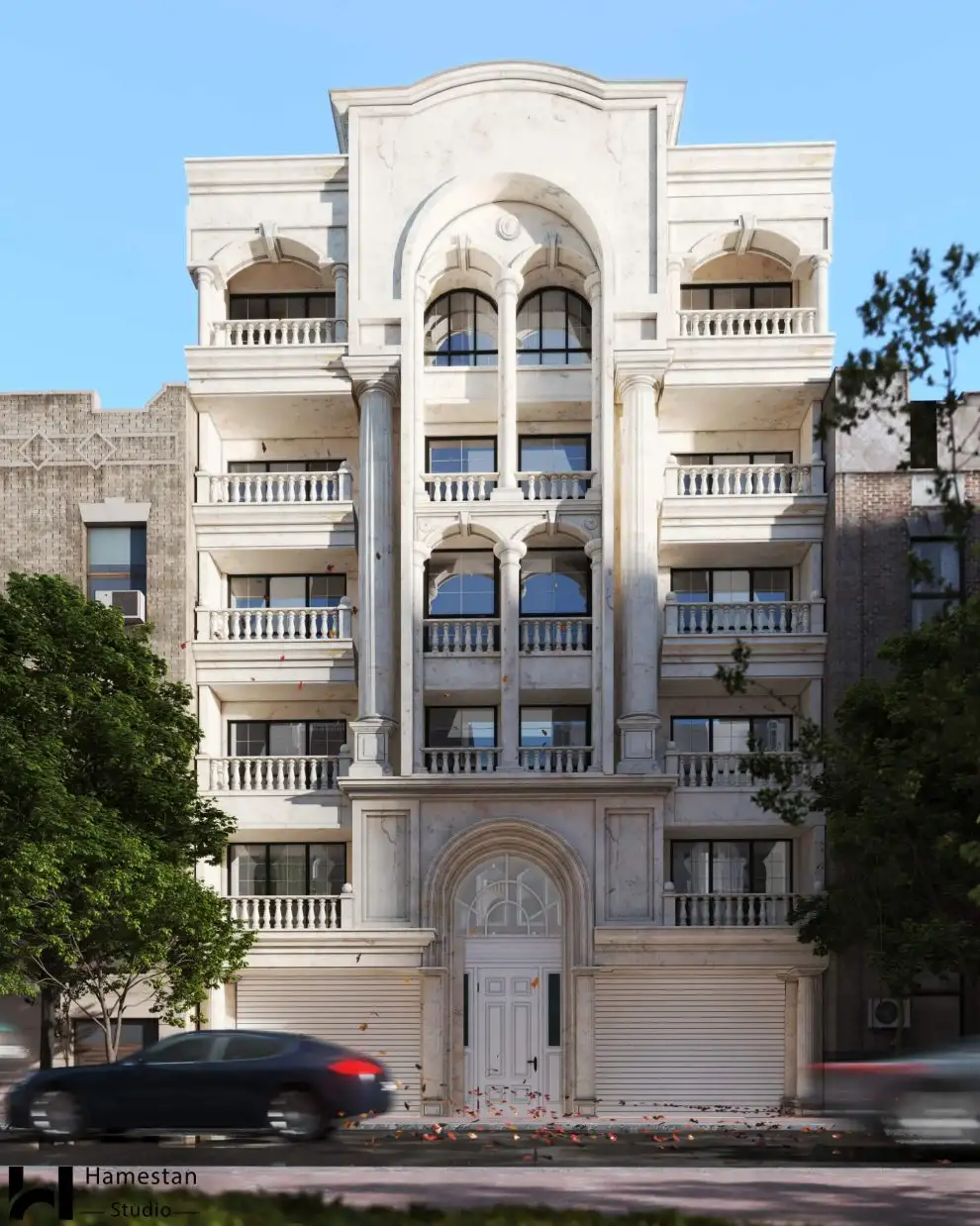 طراحی نما مجتمع مسکونی
