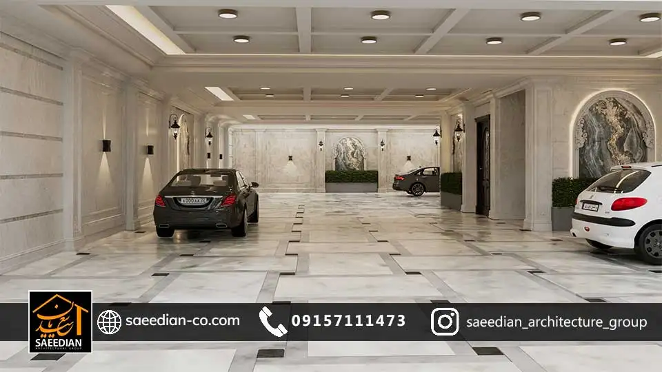 طراحی داخلی باغ ویلای مدرن