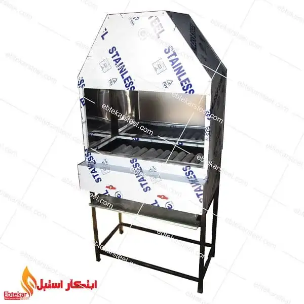 کباب پز ایستاده گازی 80 سانت دهنه 40