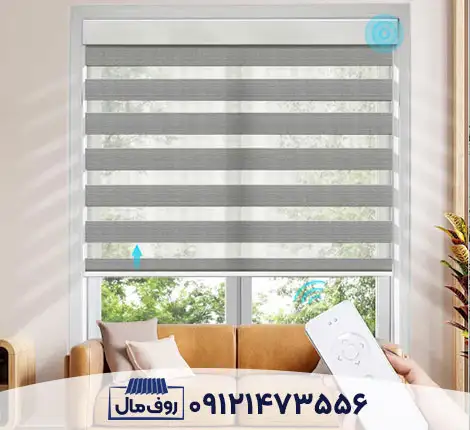 پرده زبرا برقی