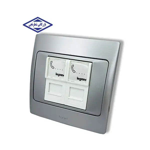 پریز تلفن دو ماژول RJ11 مدل مالیا لگراند
