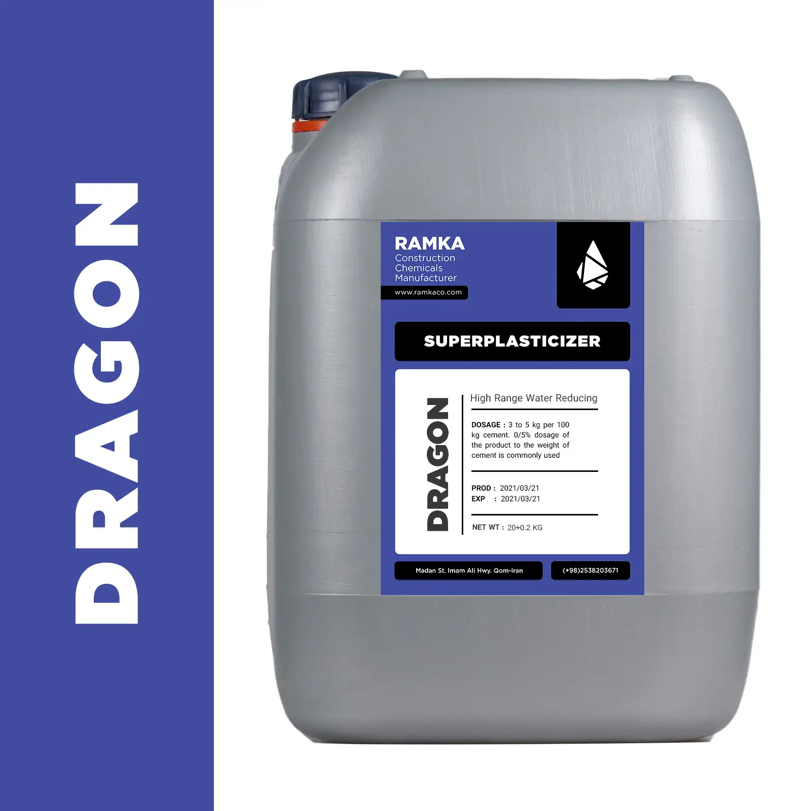 فوق روان کننده بتن دراگون DRAGON