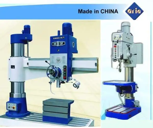 دریل ستونی 32-40-50 میلیمتر صنعتی رادیال و گیربکسی ساخت چین و چک