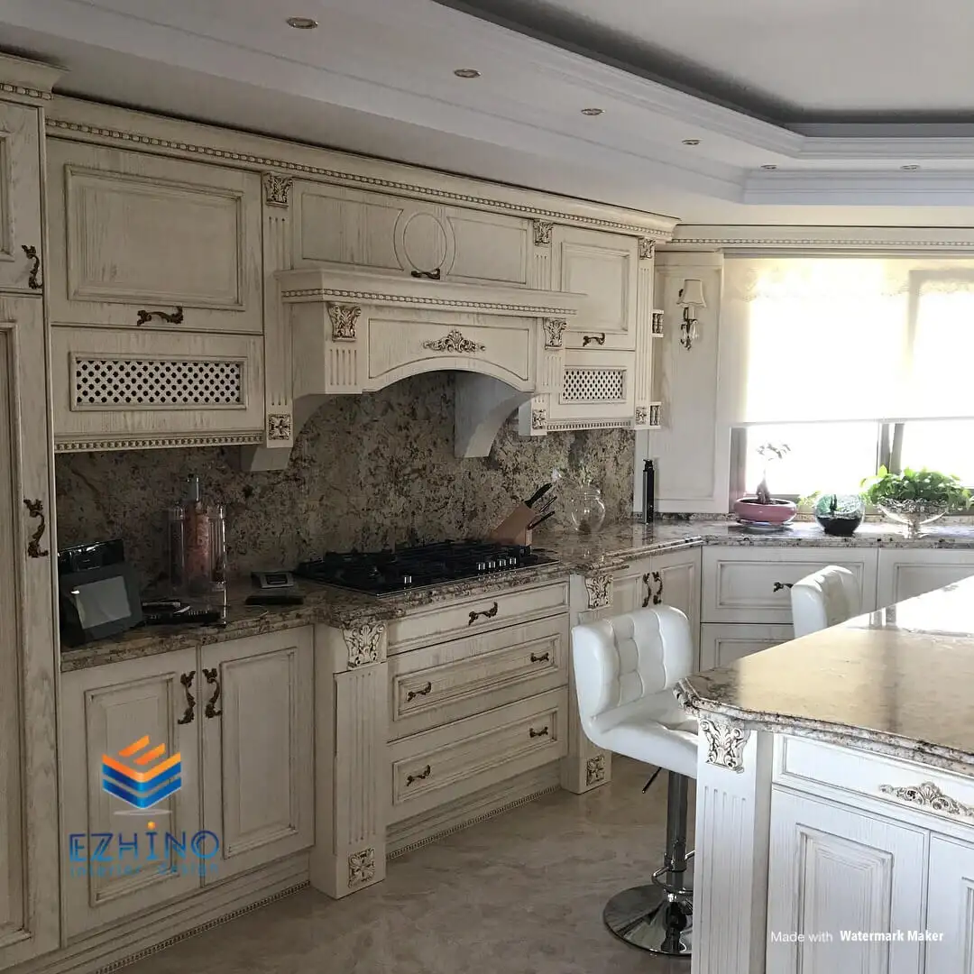 کابینت ،دکوراسیون داخلی تمام چوب بلوط ولنجک